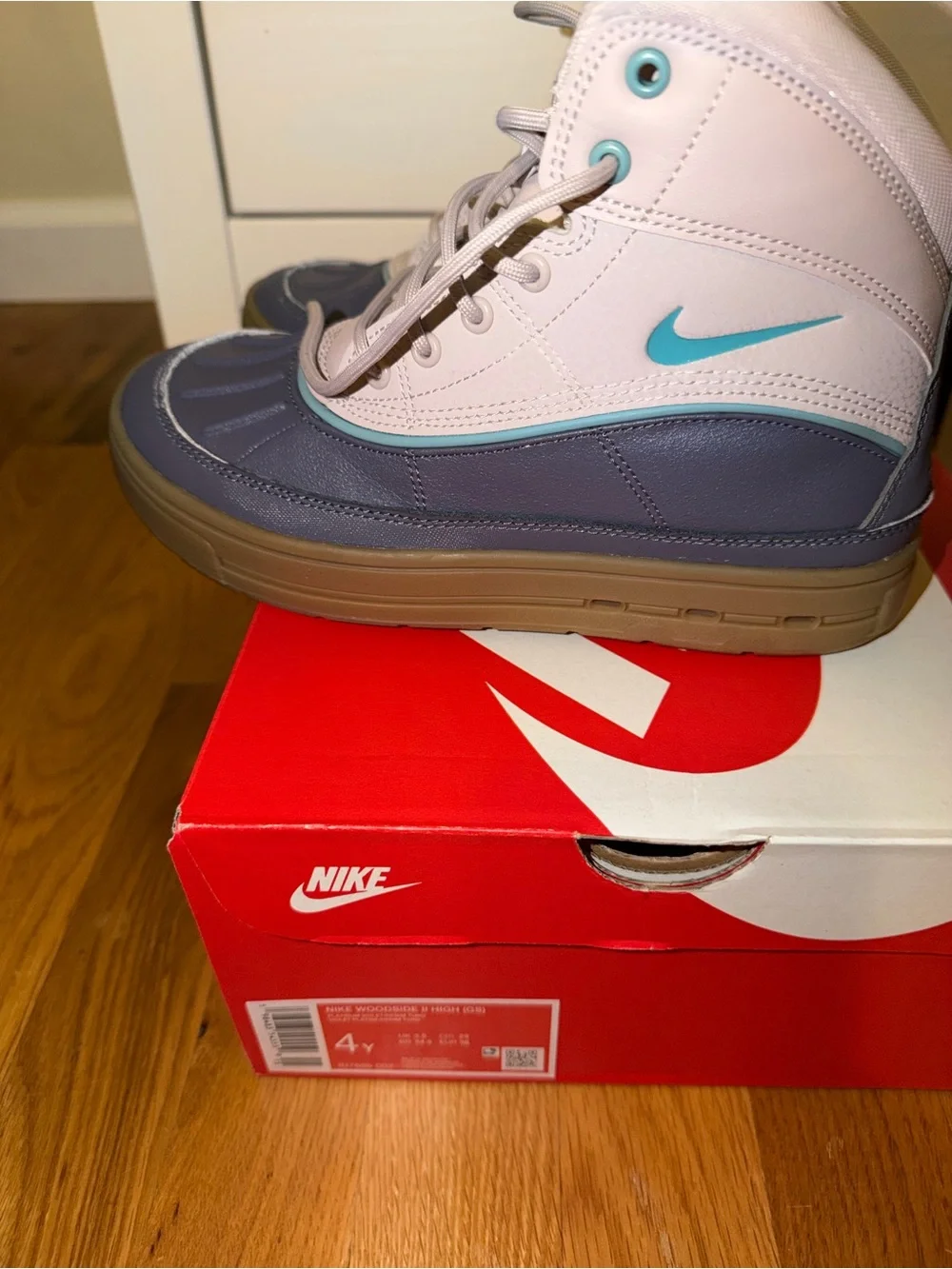 Nike ACG Two-Tone Pink and Blue Duckboot Sneakers